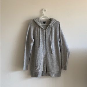 Torrid grey sweater cardigan